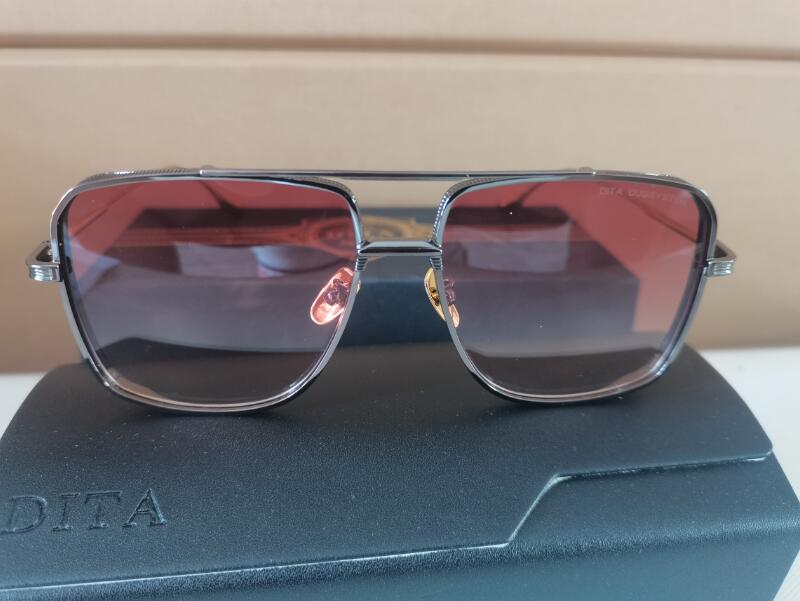 5A Oczy Dita Dubsystem DTS157 Okulary dyskontowe projektant okularów przeciwsłonecznych dla mężczyzn Kobiety octate 100% UVA/UVB z okularami worka Fendavedeqo