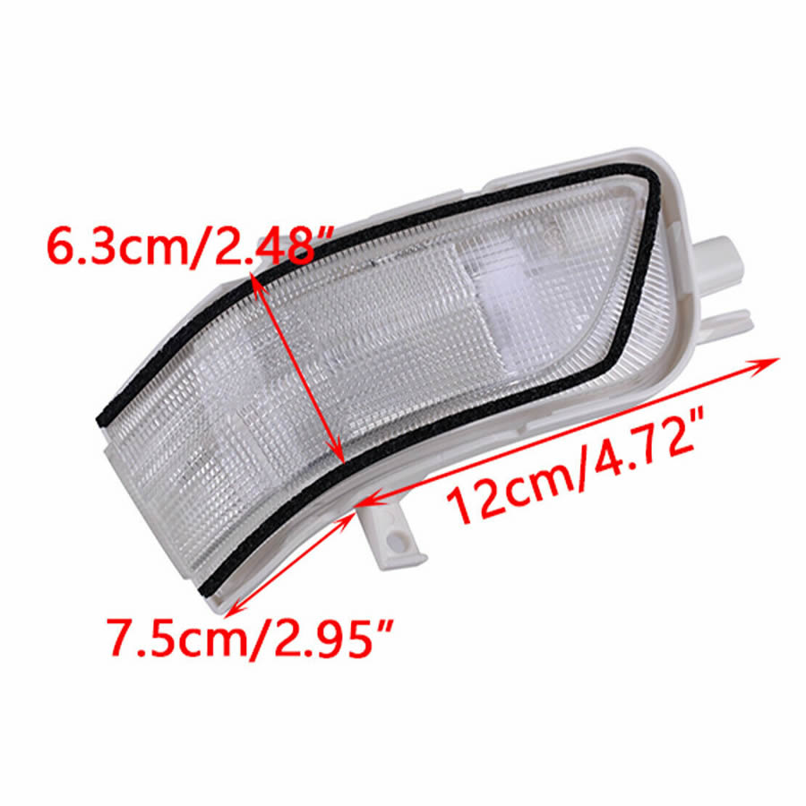 Para honda crv cr-v 2007-2011 acessórios do carro exterior parte espelho retrovisor luz pisca led indicador de lâmpada de seta