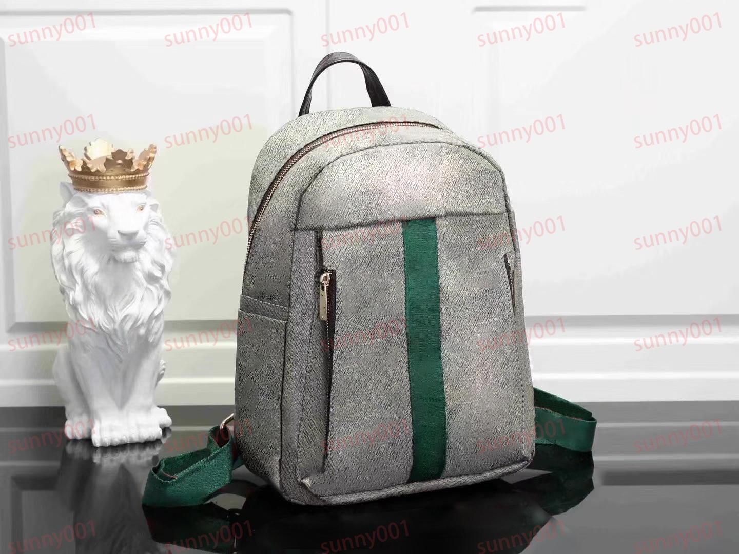 Portable Backpacks Double Shoulder Style Fashion Bags Luxury Student Schoolbag Designer Travel Knapsack Zipper Side Pocket Design