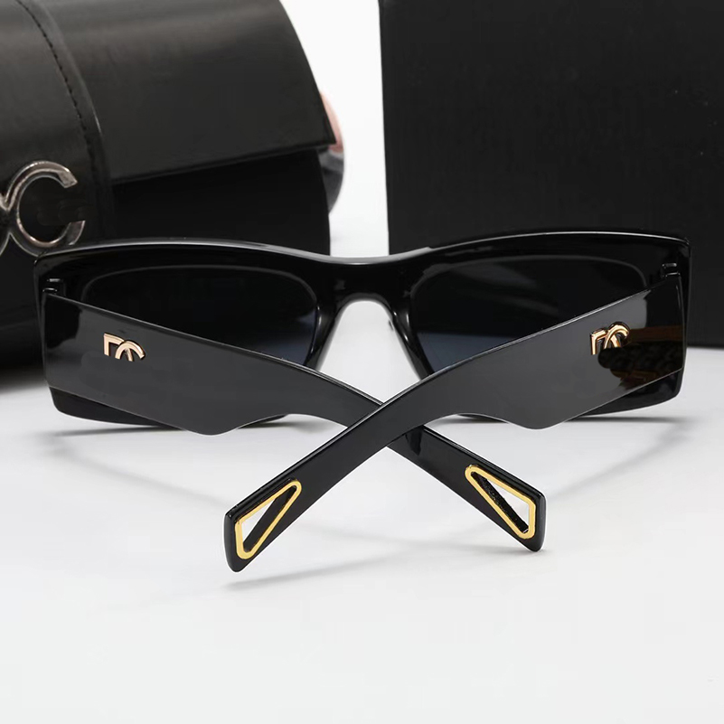 Çiçek lens güneş gözlükleri mektup tasarımcısı marka güneş gözlükleri kadınlar erkekler unisex seyahat güneş gözlüğü siyah gri plaj adumbral a82