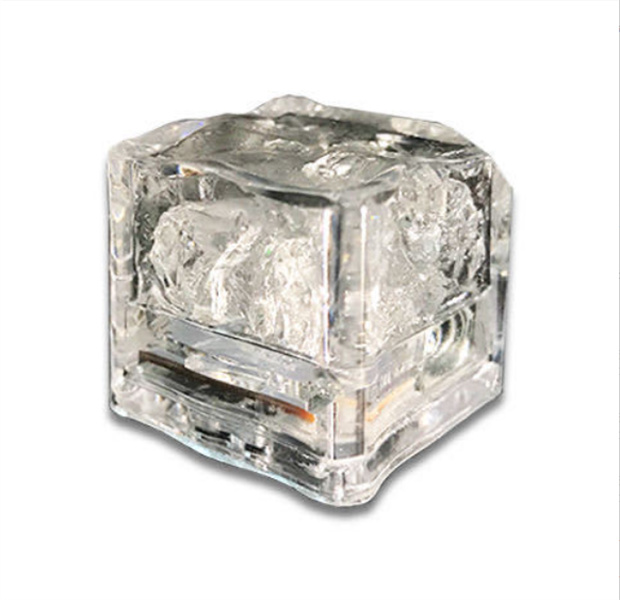 LED Ice Cubes Bar Flash Auto Zmieniający się krystalicznie kostka Oświetlenie wodne 7 Kolor na romantyczny imprezowy prezent ślubny JL1227