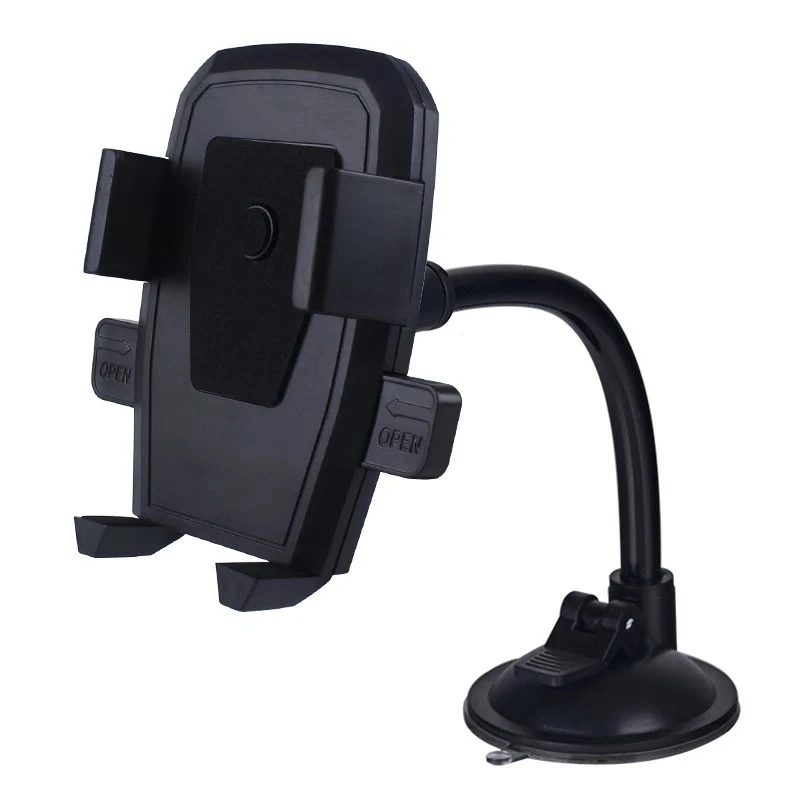 Car Phone Holder Bracket Mount Cup Holder Universal Car Mount Mobile Suction Windshield Phone Locking Car-Accessories