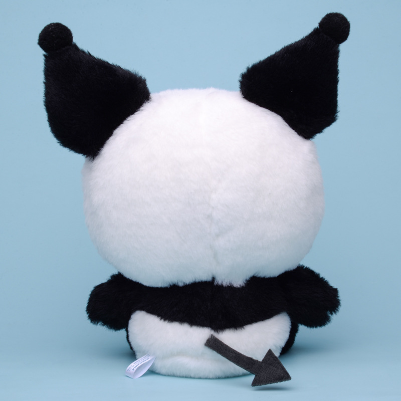 En gros anime panda Cinnamoroll Melody peluche Kuromi cross dressing poupée jeu pour enfants Playmate Company activité cadeau chambre ornement