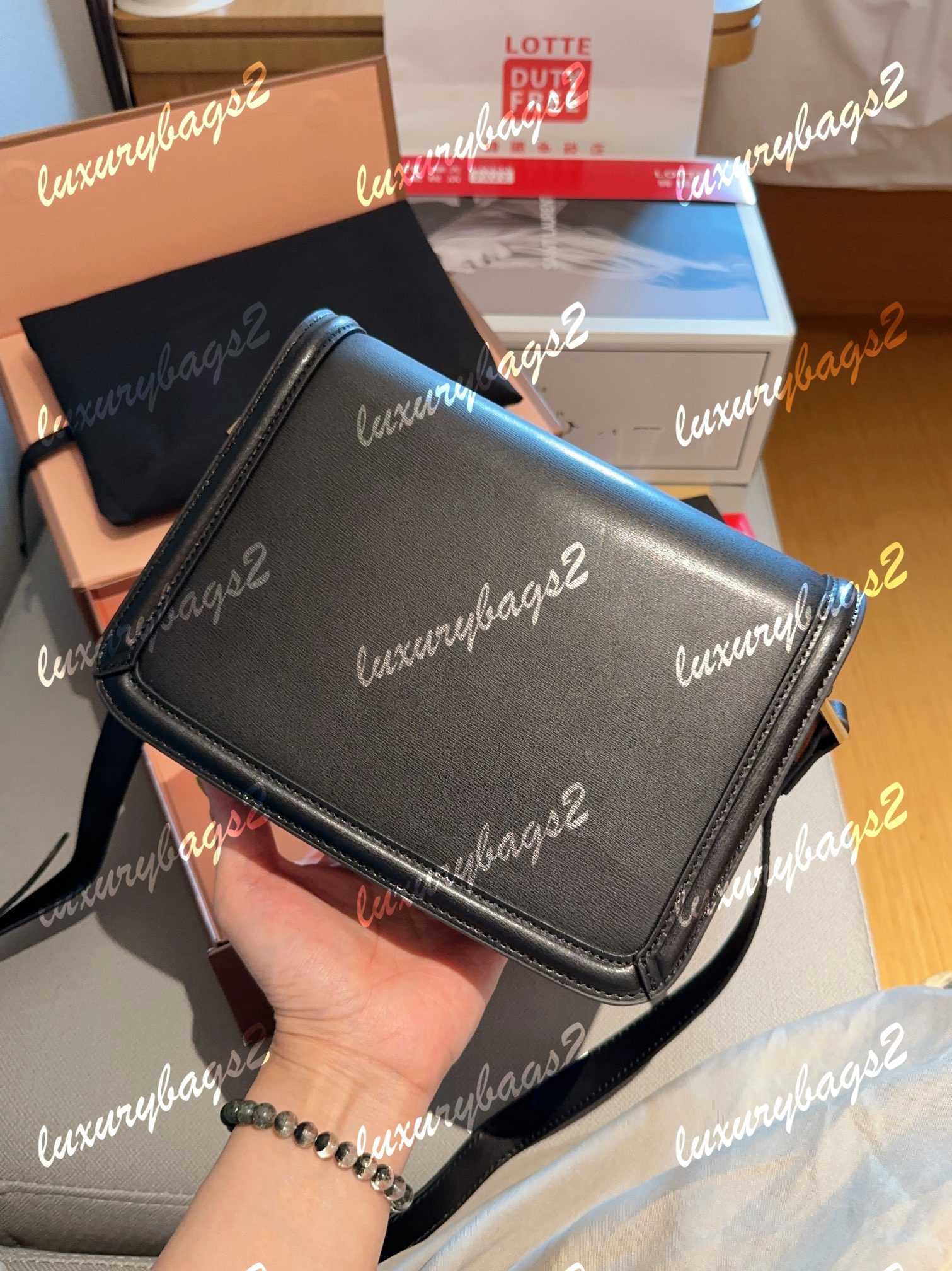 Solferino Box Designer Bag Luxury Designer Mag Сумки для плеча 23 см 4 цветов дизайнеры сумочка