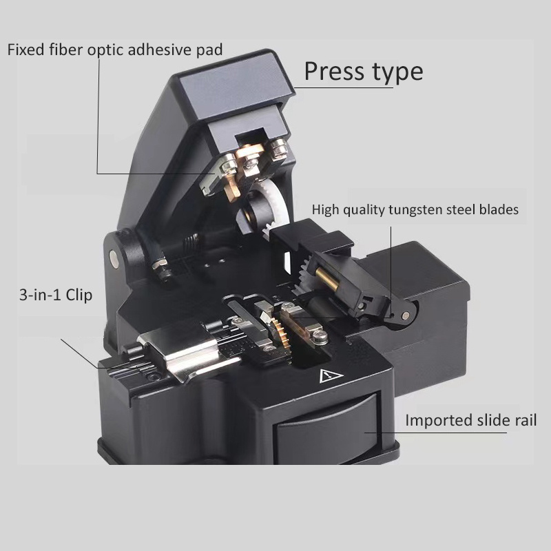 FC-600 Single Step Fiber Optic Cleaver met Auto Rotating Blade Fiber Cleaver