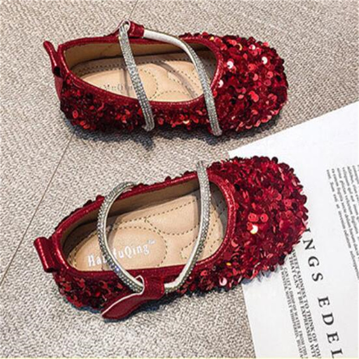 Strass Paillette Meisjes Sandalen Designer Kids Casual Sneakers Peuter Baby Schoeisel Prinses Feestjurk Schoenen Kinderen Sportschoen