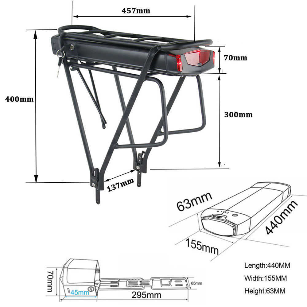 Samsung LG 21700 EBIKE BATTER BATTERO RAKA 36V 48V 52V PAKIET BATKUM DLA RUKA ELEKTRYCZNY 20 