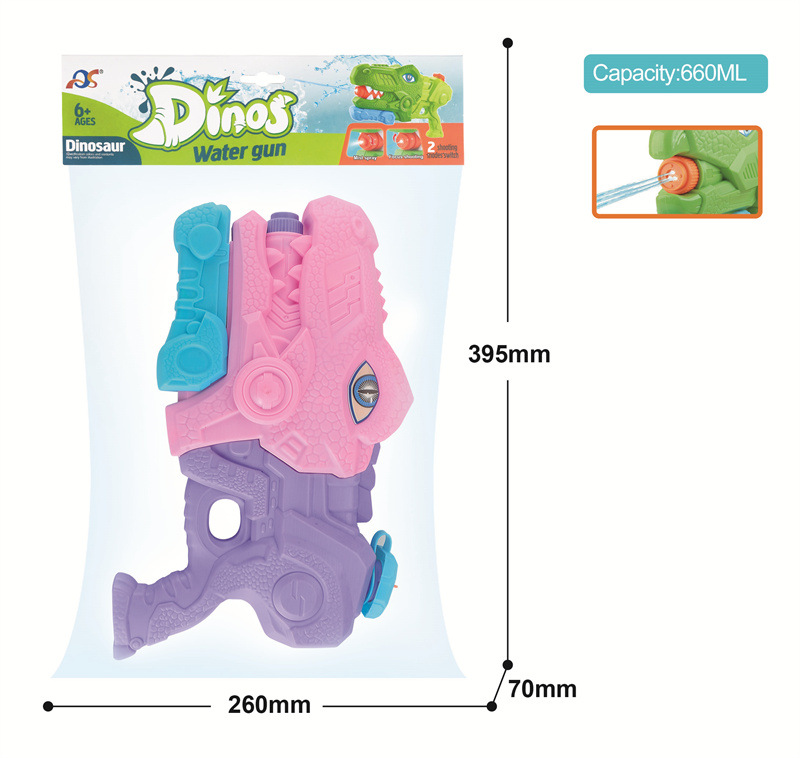 Dinosaurus Waterpistool Kinderen Cartoon Outdoor Strand Zwembad Watergevecht Grote Capaciteit Water Blaster Guns Tyrannosaurus Rex