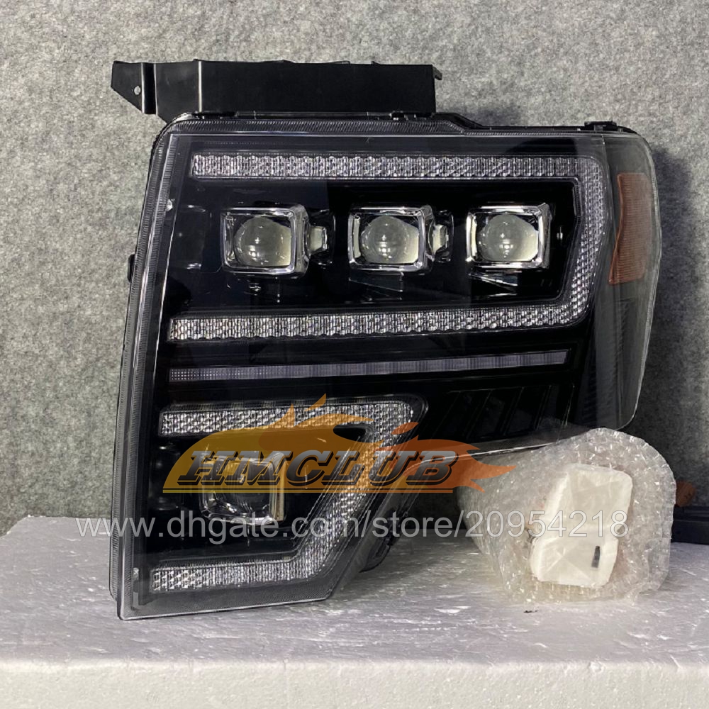 المصباح الأمامي للمصنع لفورد رابتور F150 الكامل LED LED Light Source 2008-2014 F 150 SVT RAPTOR 08 09 10 11 12 13 14 2008 2008 2010 2012 2013 2014 المصباح الأمامي.