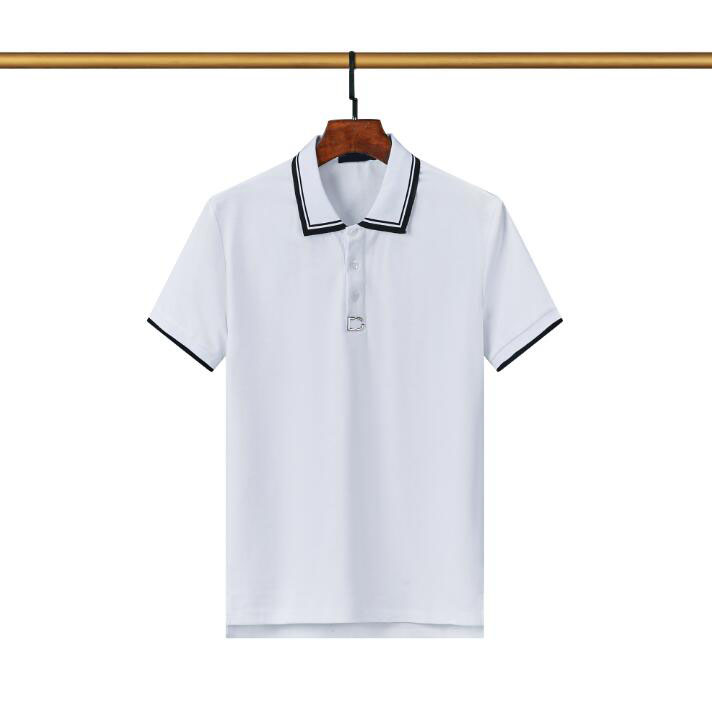 Camiseta de lujo de retazos de Europa y París para hombre, camiseta de diseñador a la moda para hombre, ropa informal para hombre, Polo de lujo de té de algodón Meduse
