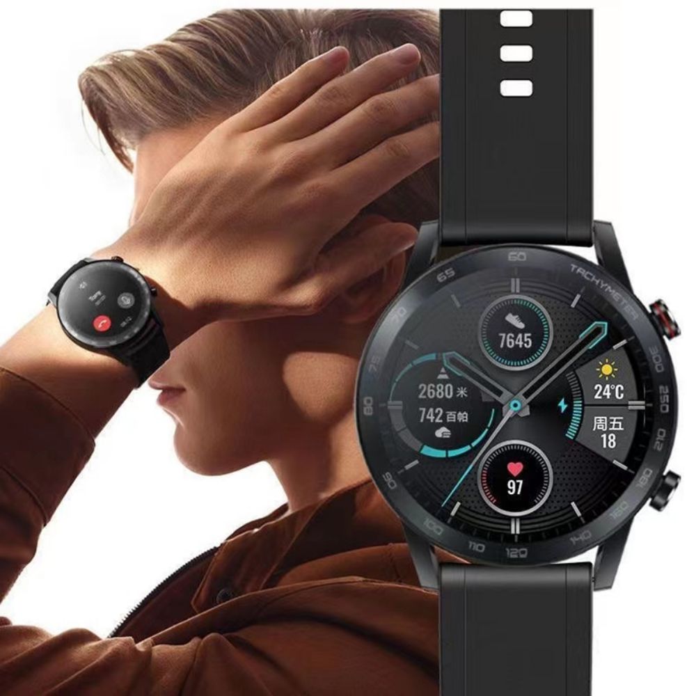 Улучшите свое фитнес -путешествие с Huawei Honor Magic Watch 2 - Отслеживайте кислород крови, играйте в музыку и оставайтесь водонепроницаемыми для аутентичной оригинальности!