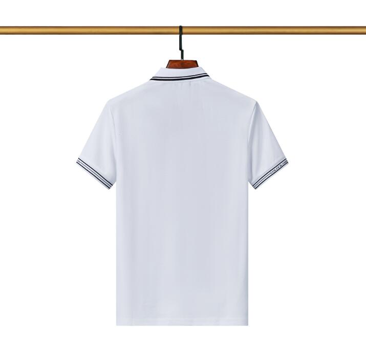 Camiseta de lujo de retazos de Europa y París para hombre, camiseta de diseñador a la moda para hombre, ropa informal para hombre, Polo de lujo de té de algodón Meduse