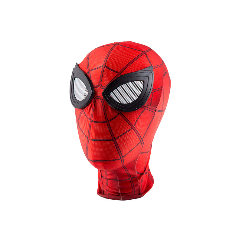 Parallel Universe Steel Spider spelar kostym Cosplay Wide Edge smala huvudbonader