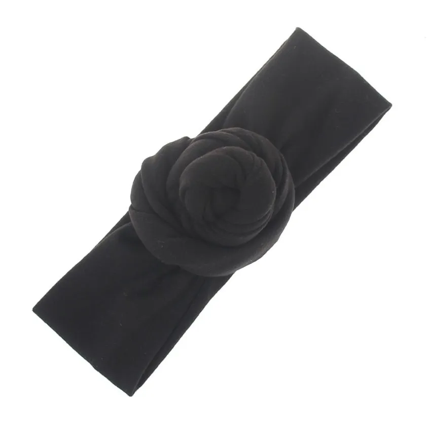 Meisjes Effen Tulband Haarband Elastische Baby Baby Top Knot Hoofdband Kinderen Haaraccessoires Baby Leuke Headwrap