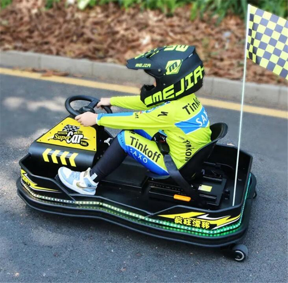 Électronique Parent-enfant Crazy Electric Go Kart Super Haute Qualité Drift Kart 500w 36V Go Kart Support Vente en gros