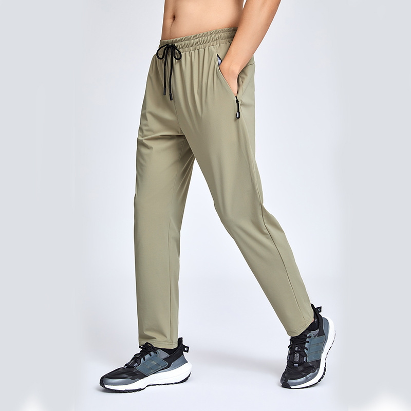 LL-C656 Men's Pants Yoga Outfits Men Running Trainer Long Pant Sport Summer Breathable Trousers Adult Sportswear Gym Exercise Elastic Fitness Wear Fast Dry