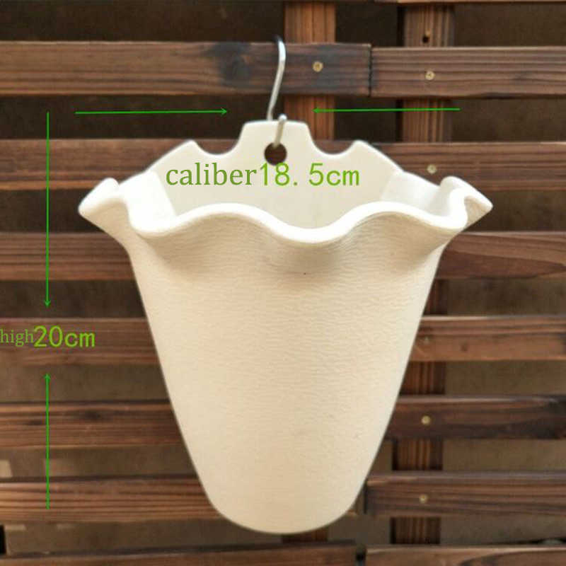 Fioriere Vasi da parete Fioriera in plastica Convenienza Montaggio a parete Vaso da fiori Piante Contenitore Cesto Vaso interni Forniture da giardino esterni R230620