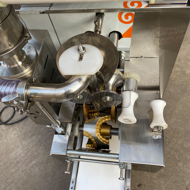 Automatisk dumpling maker maskin räkor hög kvalitet dimsum momo dumpling gör maskin