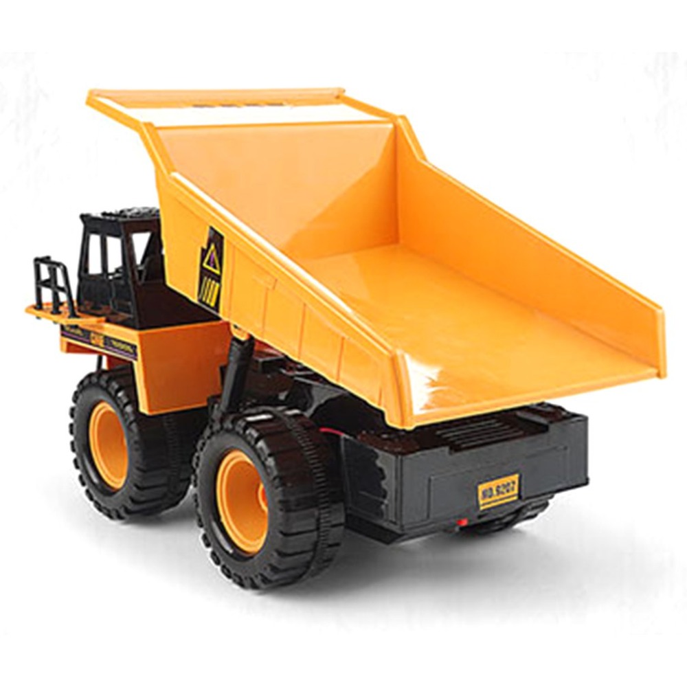 1:22 RC Truck 2.4G 6CH Remote Control Alloy Dump Truck Big Dump Truck Engineering Vehicles Loaded Sand Car RC Toy For Kids Gift