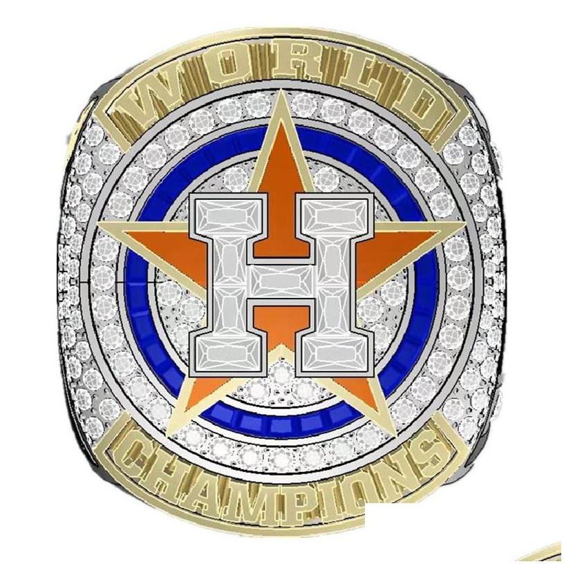 Three Stone Rings 20212022 Astros World  Baseball Championship Ring No.27 Altuve No.3 Fans Gift Size 11 Drop Delivery Jewelry