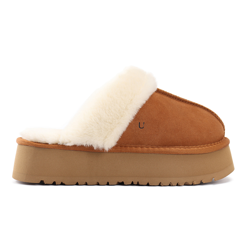 Slippers Tazz Booties Womens Fur Slides Classic Ultra Mini Platfic