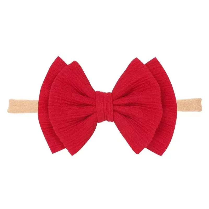 5.1Ench 10 ألوان Baby Girls Bows Band Band Accessories جميلة عصابات رأس حلوة