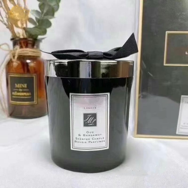 6 Types Scented Candle Perfume Christmas Limited Edition EDC English pear Red rose Fragrance Candles Air Freshener Durable Flavor Fast Delivery