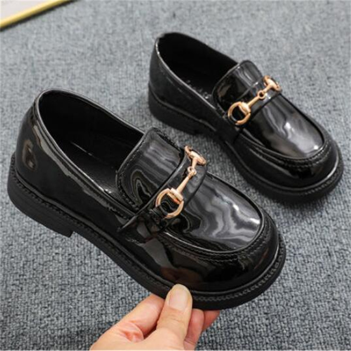 Kids Athletic Shoes PU Leather Boys Girls Casual Sneakers Soft Comfortable Childrens Dress Shoe Retro Loafers Toddler baby First Walkers