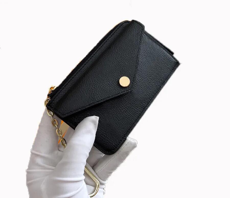 10A Portefeuilles de créateurs de mode luxe Recto Verso sac à main hommes femmes pochettes Highs qualité fleur lettre porte-monnaie porte-cartes à glissière avec boîte d'origine sac à poussière