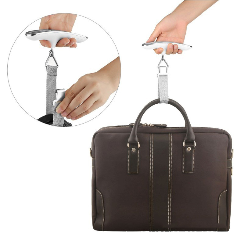 50kg/10g Luggage Scale Electronic Digital Portable Hook Travel Scale Weighs Baggage Bag Hanging Scales Balance Weight LCD