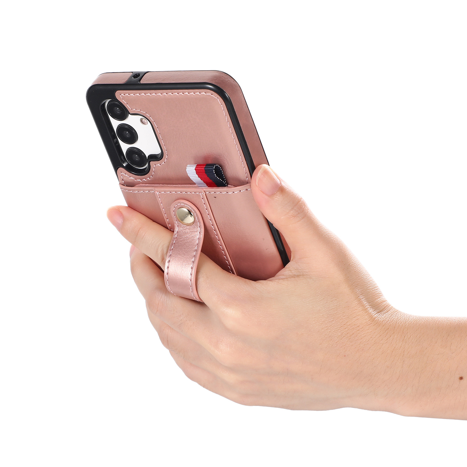 مناسبة لـ A13 New Phone Case Creative Ring Buckle Samsungs22 Case Phone Leather Case Case