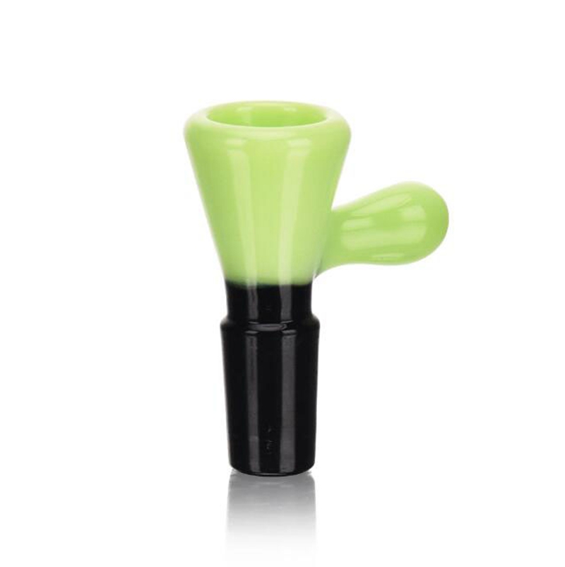 Colorful Smoking Glass 14MM 18MM Maschio Joint Herb Tobacco Filter Bowl Oil Rigs Maniglia a goccia portatile Sostituibile Bubbler Waterpipe Bong DownStem Holder DHL