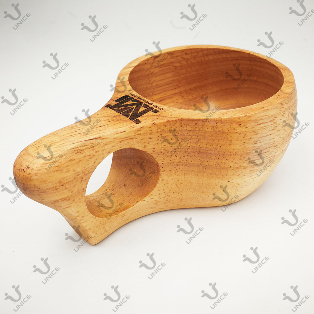 MOQ Customize LOGO Beard Shave Bowl Natural Wooden Shaving Mug for Shave Cream & Soap Shaving Cup Men Grooming