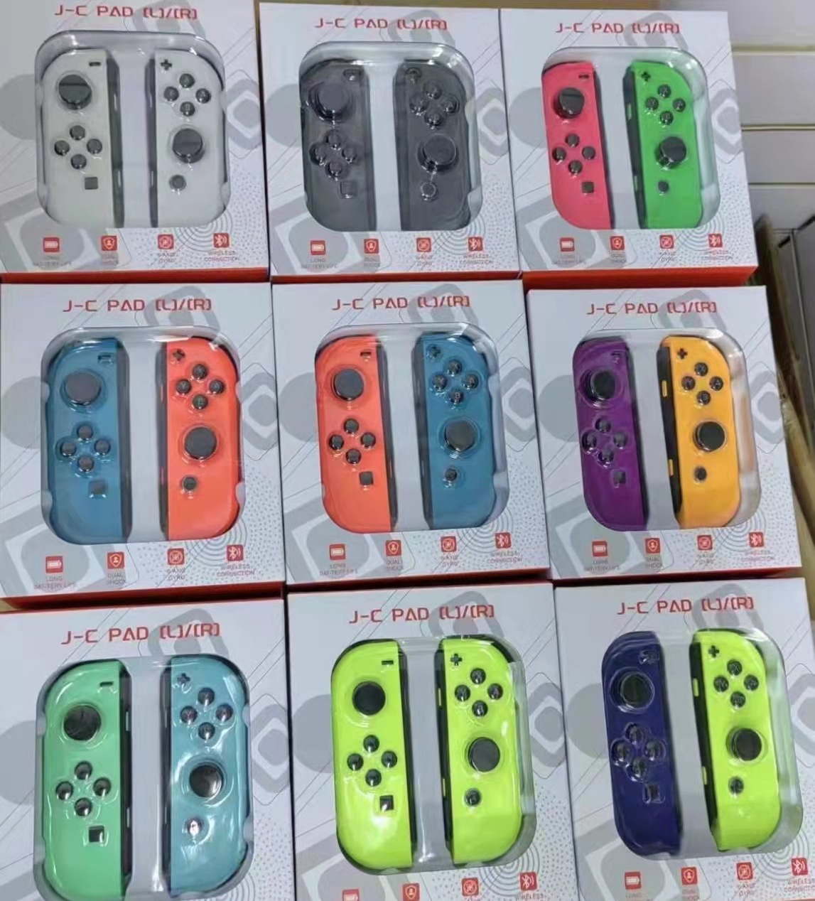 Bezprzewodowy kontroler gamepad Bluetooth do konsoli przełącznika/NS Switch Gamepads kontrolery joystick/Nintendo Game Joy-Con z pudełkiem detalicznym