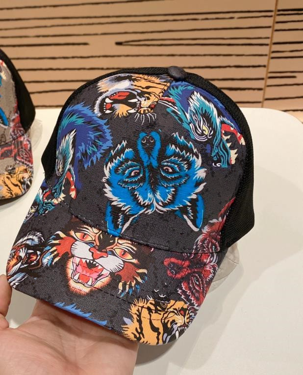 New Net Baseball Caps Hats For Men and Women 2023 New Designer Summer Tiger Animal Letter sports golf Cap Unisex Outdoor Peaked Ski hat bone casquette Sun hats