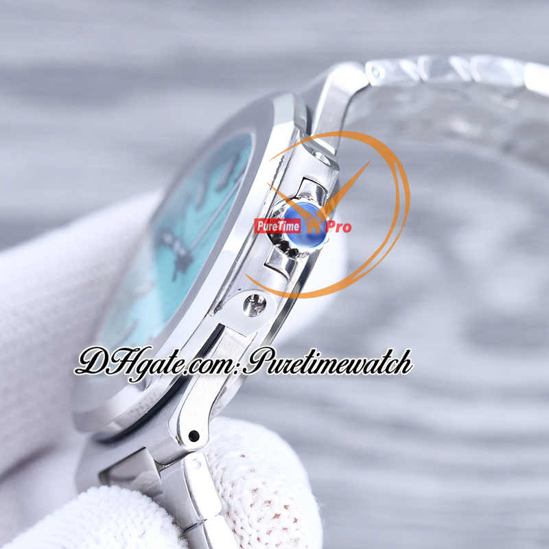 RMF 5711 Célébrez 170 ans A324CS Automatic Mens Watch Limited Edition Tiffan9 Blue Textured Dial Bracelet en acier inoxydable Super Version Reloj Hombre Puretime B2