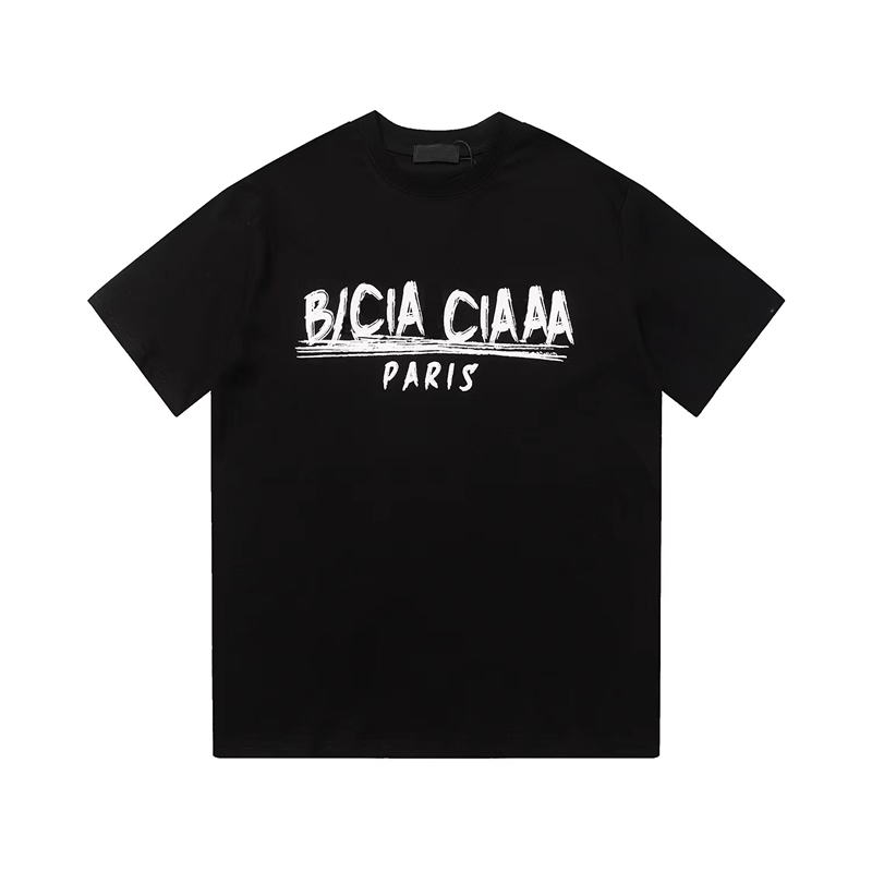 Designer de verão camiseta masculina camiseta algodão pintado graffitiletter impresso padrão de desenho animado homens camiseta branca moda luxuosa versátil casual solta mulheres camisetas