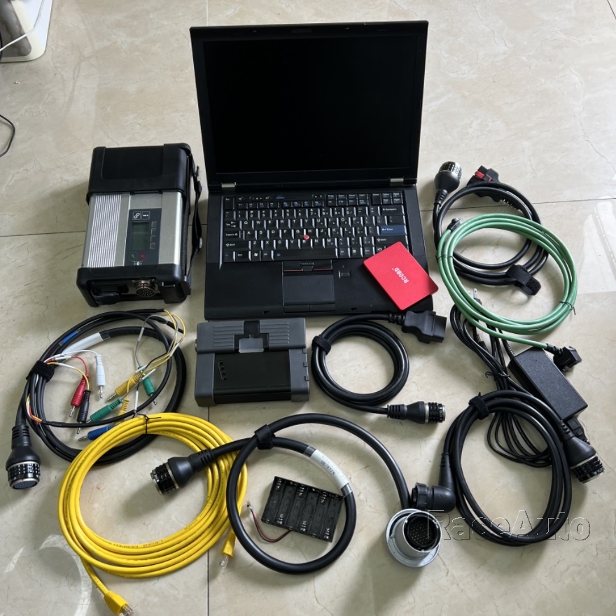 2024 MB Star C5 för BMW ICOM Next 2in1 Diagnostic Tool med 2TB HDD SSD inuti T410 Laptop Ready to Work