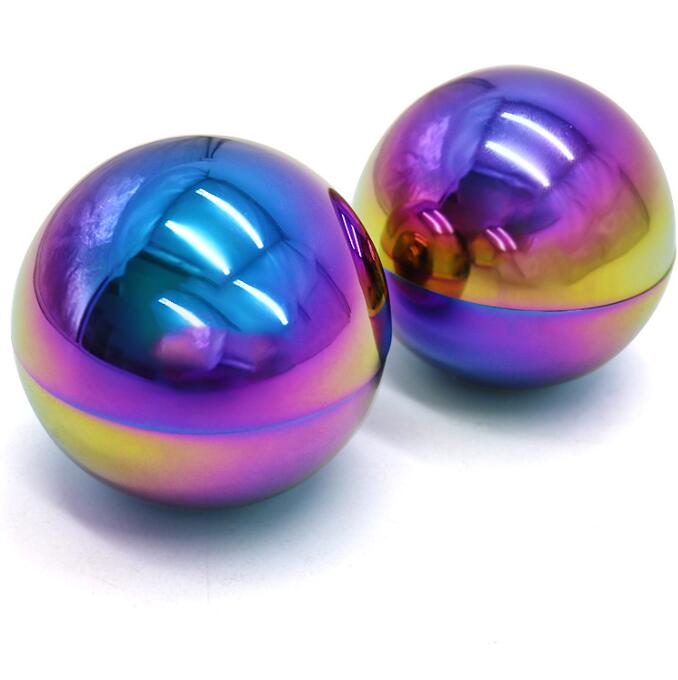 Fumer Coloré Rainbow Ball En Alliage De Zinc Portable Herbe Sèche Broyeur De Tabac Spice Miller Abrader Crusher Main Muller Outil Accessoires