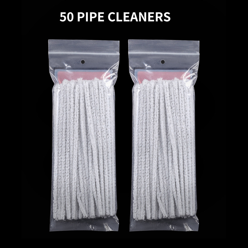 smoking shop Glass Pipes White Cotton Cleaner Cigarette Tobacco Pipe Cleaners 15cm Brush Bong Pack Smoke Accessory