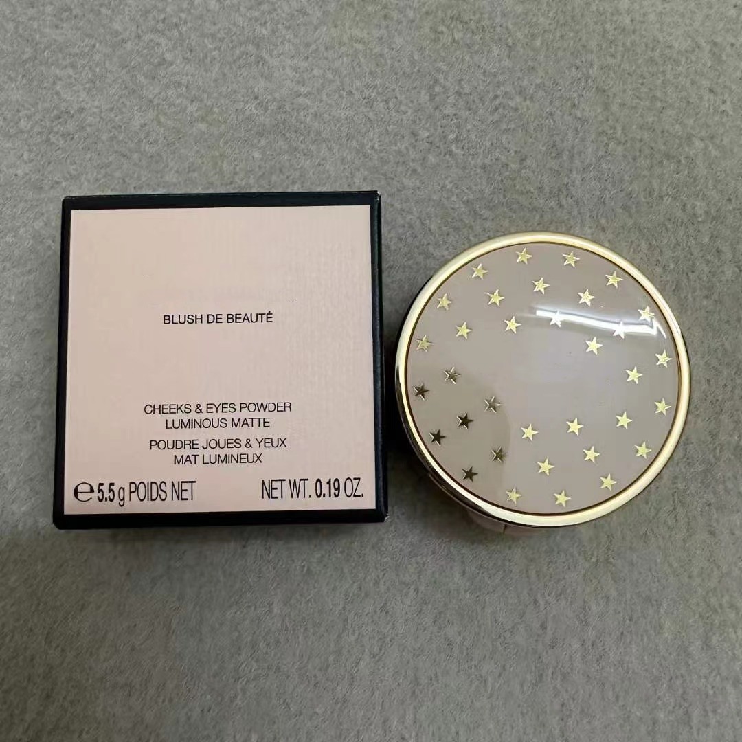 Poudre de fard à joues et yeux mats lumineux 5,5 g de fond de teint bronzant en 4 teintes