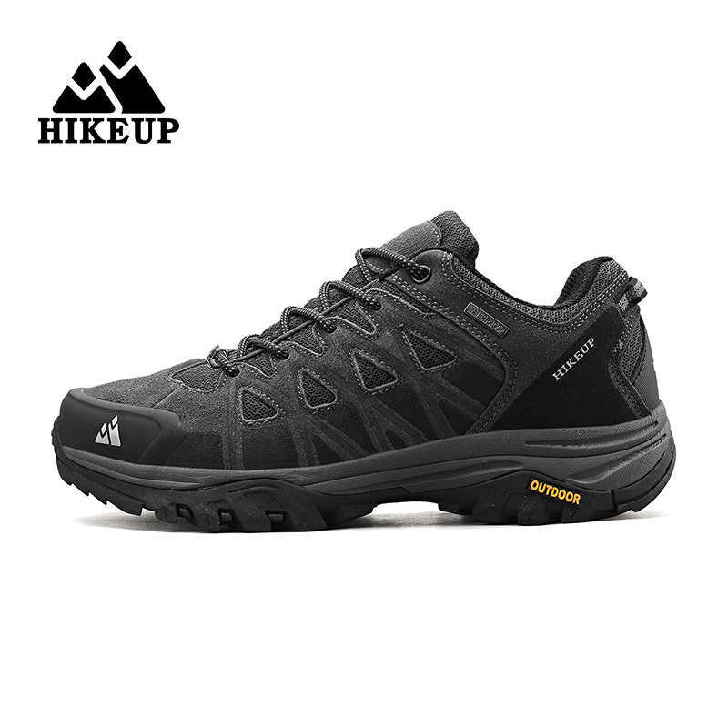 Chaussures de randonnée HIKEUP Nouvelle Arrivée Hommes Chaussures De Randonnée Respirant À Lacets Trekking Mâle Rembourrage En Plein Air Escalade Tourisme Baskets pour HommesHKD230621