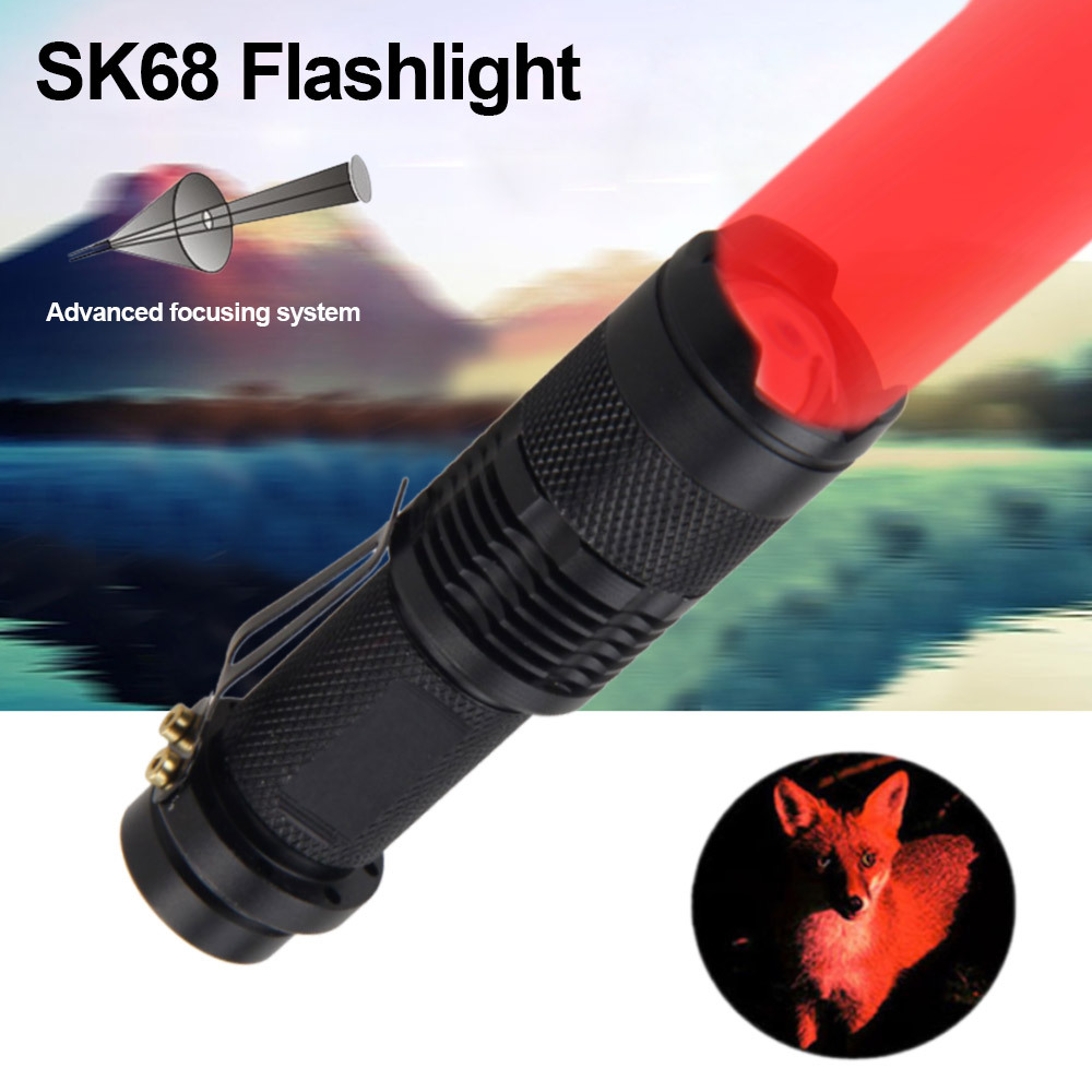 LED Flashlight Lighting Led Light 3 Modes Zoomable Tactical Torch Lamp For Fishing Hunting Detector