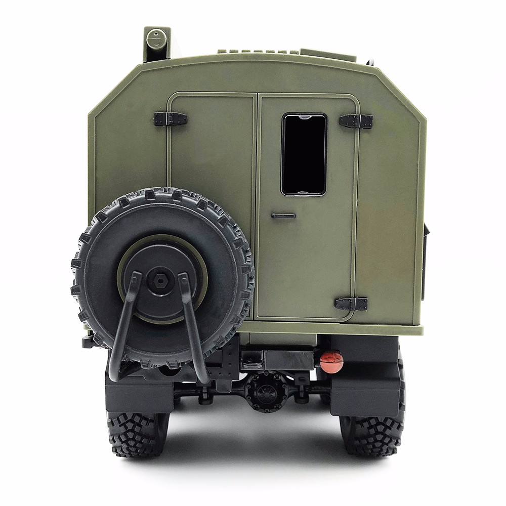 Ural 1/16 2.4G 6Wd Rc Car Rock Crawler Command Communication Vehicle military truck Rtr Toy Auto Army Cars