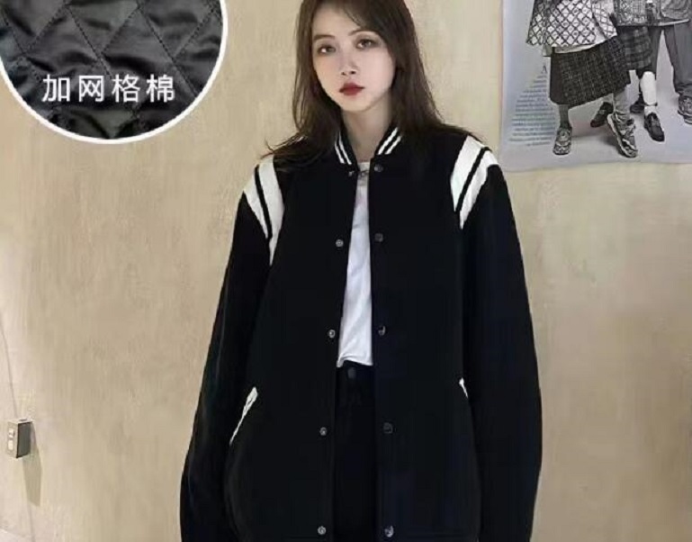 2030 red Spring and Autumn Seasons jacket designer Thin jacket high street couple men's street hip-hop Classic retro baseball Pure color casual