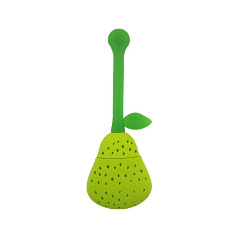 Créatif Silicone poire en forme de thé infuseur boule feuille thé passoire dispositif de brassage filtre à épices à base de plantes outils de cuisine