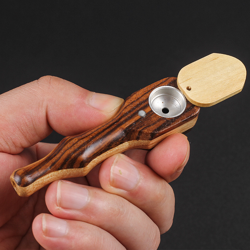 Smoking Pipes Mini petite pipe portable avec couvercle coupe-vent, petit pot à fumée, vente en gros pour hommes Yixiang