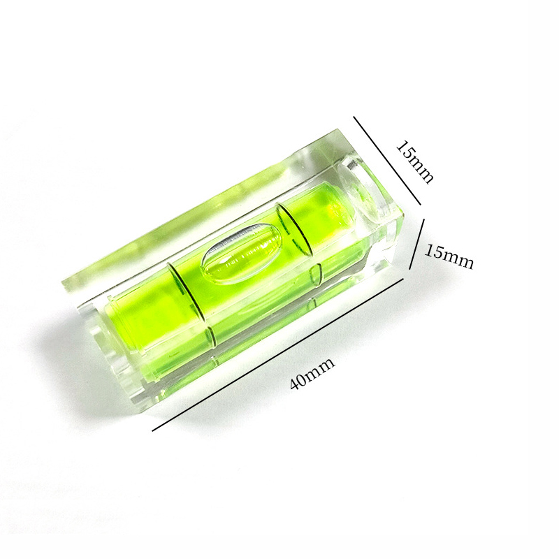 Mini Level Gauge Green Color Spirit level Bubble Spirit level Square Level Frame Accessories