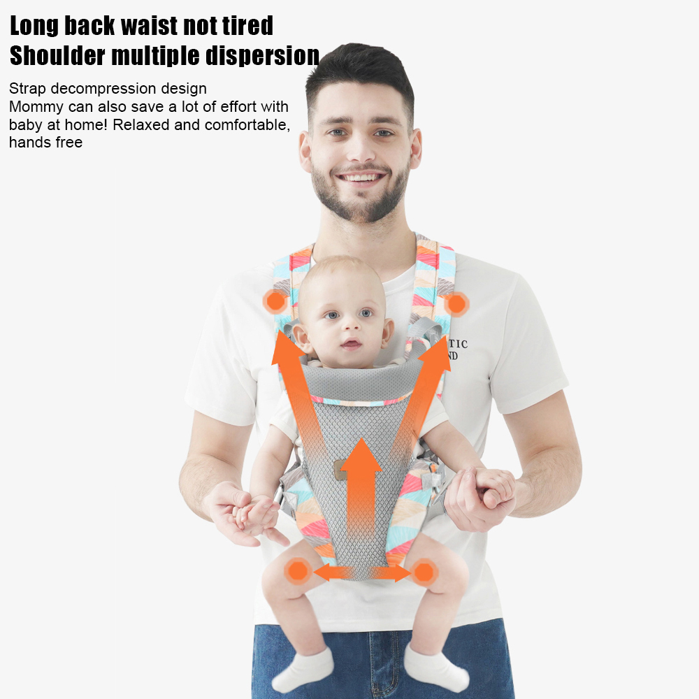 Baby Carrier Torba Przenośna ergonomiczna plecak noworodek do maluchów z przodu i tylne uchwyt Kangaroo Wrap Accessories Baby Akcesoria