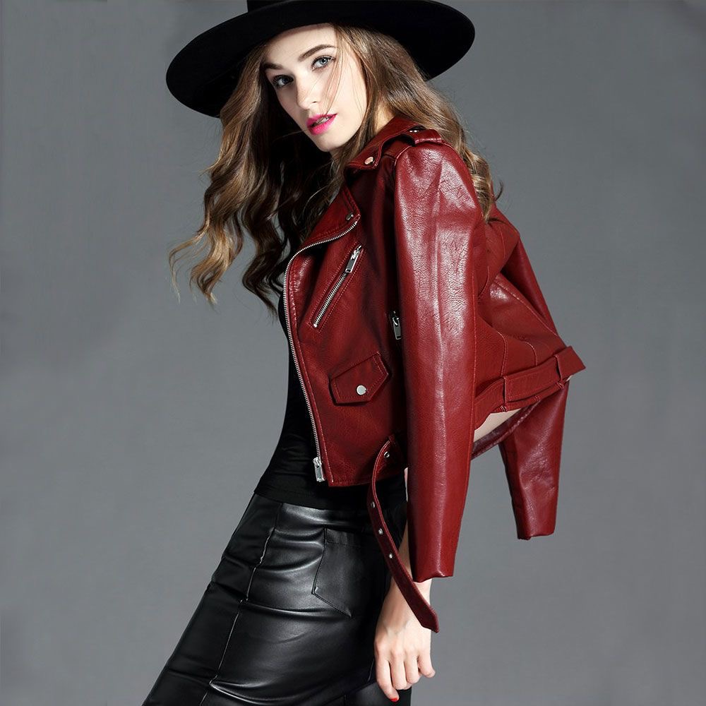 Designer womens leather Jackets coats Woman Short Coats Autumn Style Slim For Lady Sheepskin Jacket Soft Designer Coat luxury designer woman jackets